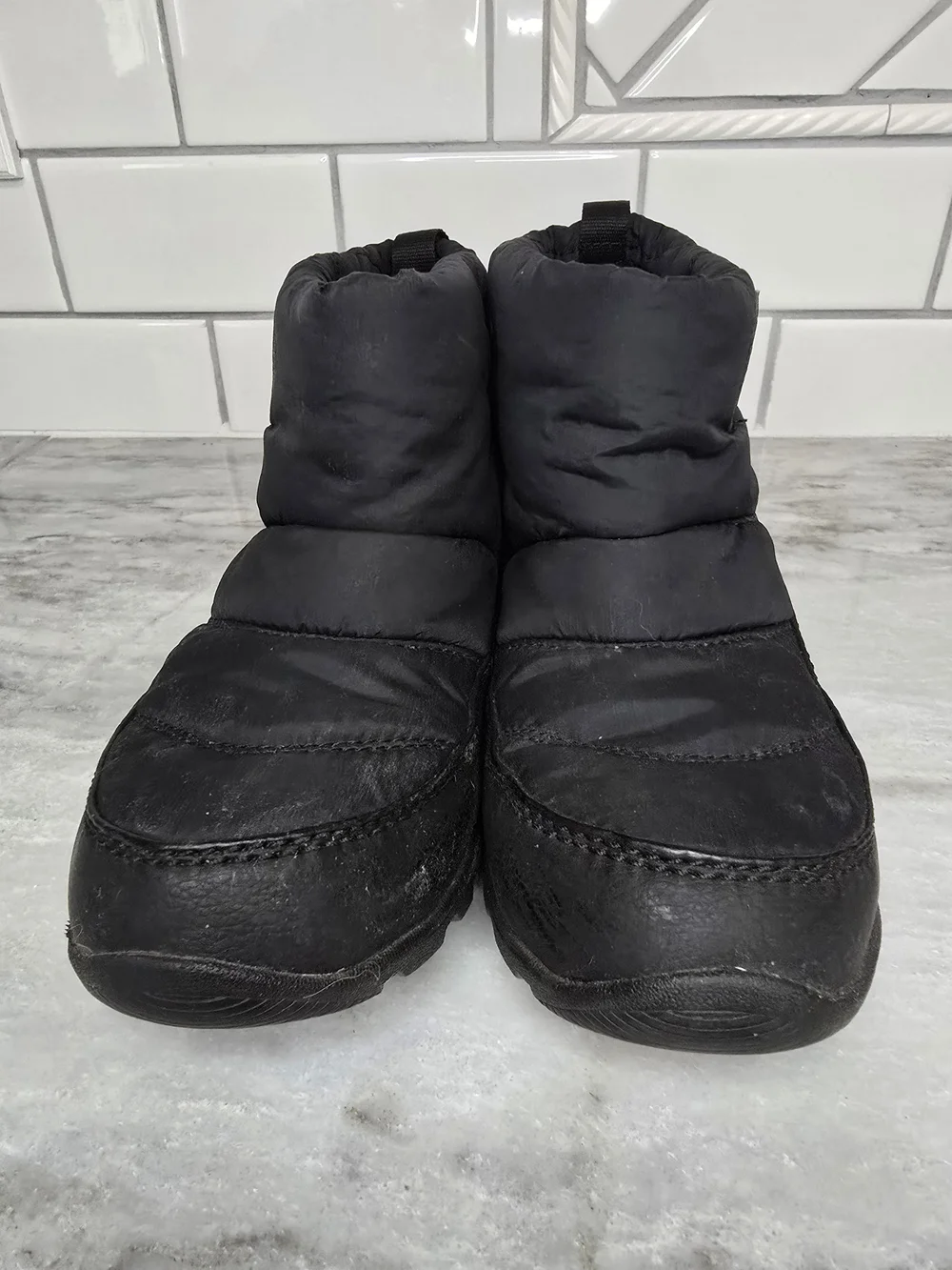Sorel Whitney Short Waterproof Winter Snow Boots Black Women's Size 6.5